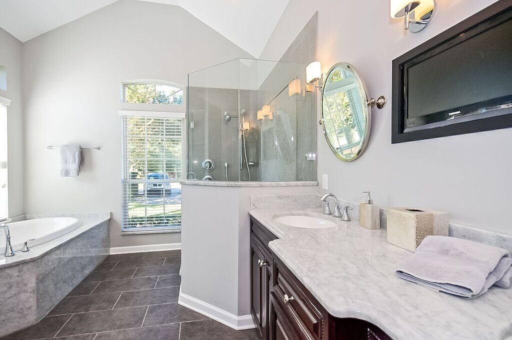 elegant bath remodel