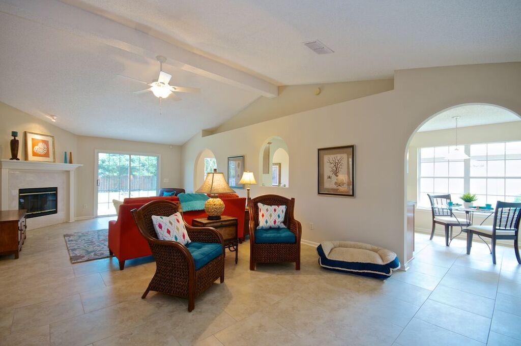 after remodel - family room