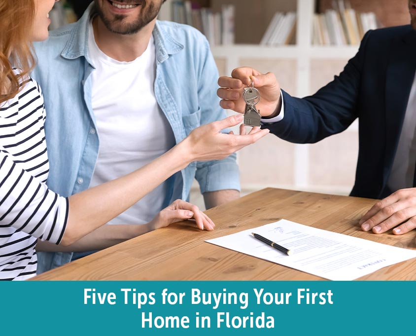 Five Tips For Buying Your First Home in Florida Blog Cover